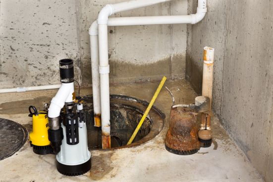 A Vancouver sump pump being repaired